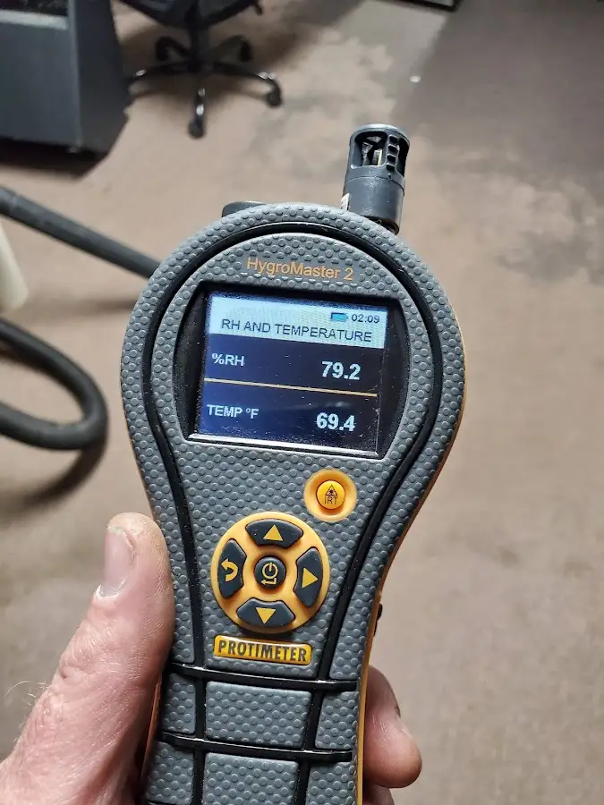 Moisture meter humidity assessment for Fire & Smoke Damage Restoration in Lower Southampton